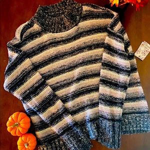 Cozy striped sweater